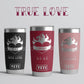 Personalized Valentine Love Tumbler, Anniversary Day Gift for Him Her, Personalized Yeti or Polar Tumbler, Boho Valentine