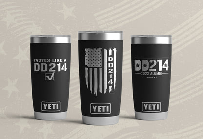 Military Retirement Gift, Army Retirement Gift, Military Veteran Gift, DD214 Gift, Personalized Veteran Tumbler