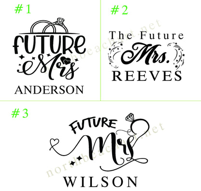 Future Mrs Personalized Yeti or Polar Tumbler, Custom Future Mrs Tumbler