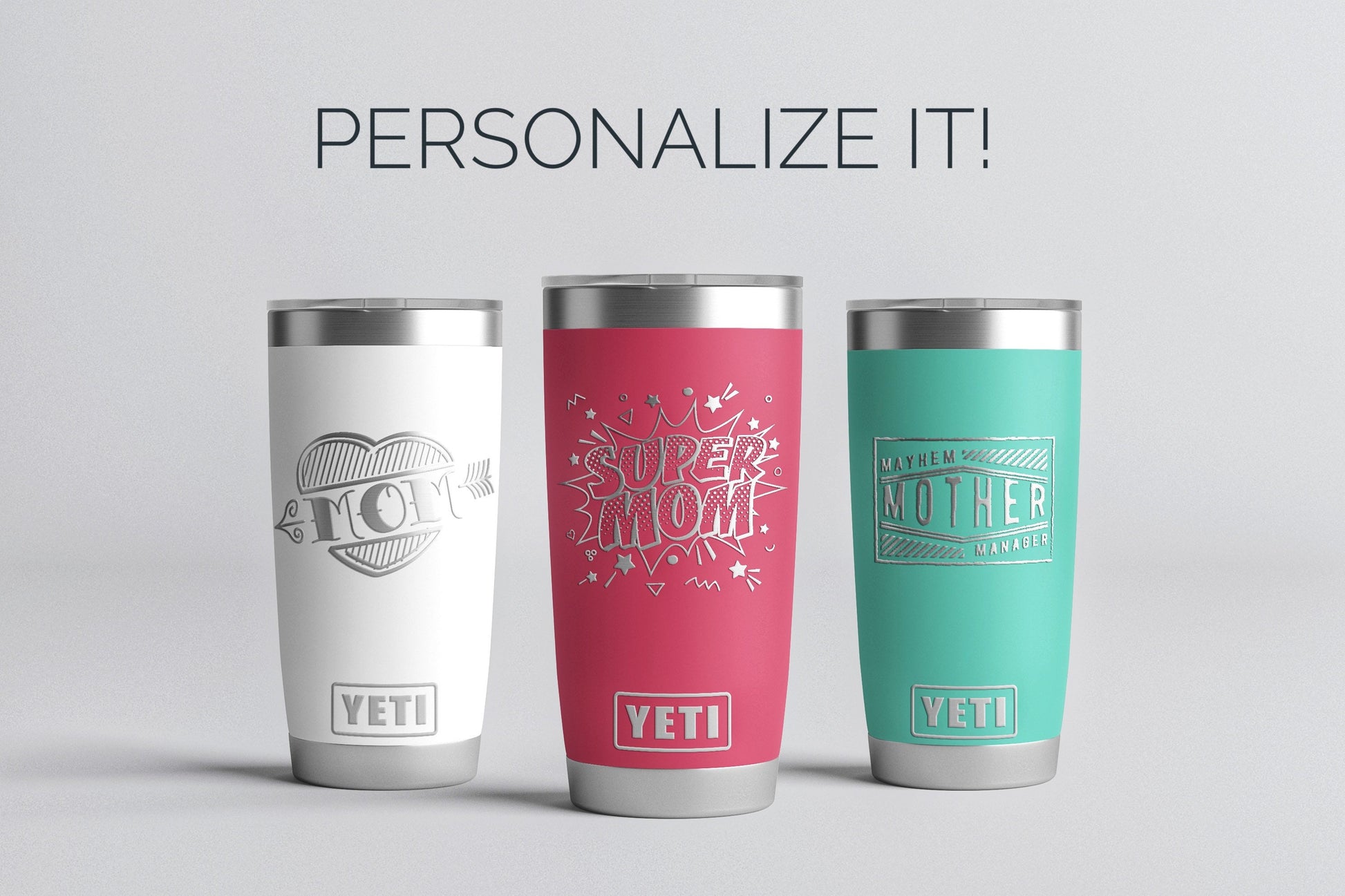 YETI, Personalized 20 Oz YETI, Custom Stainless Steel YETI, Custom Logo Yeti,  Bridesmaid, Groomsmen, Wedding Gift, Customize Yeti 