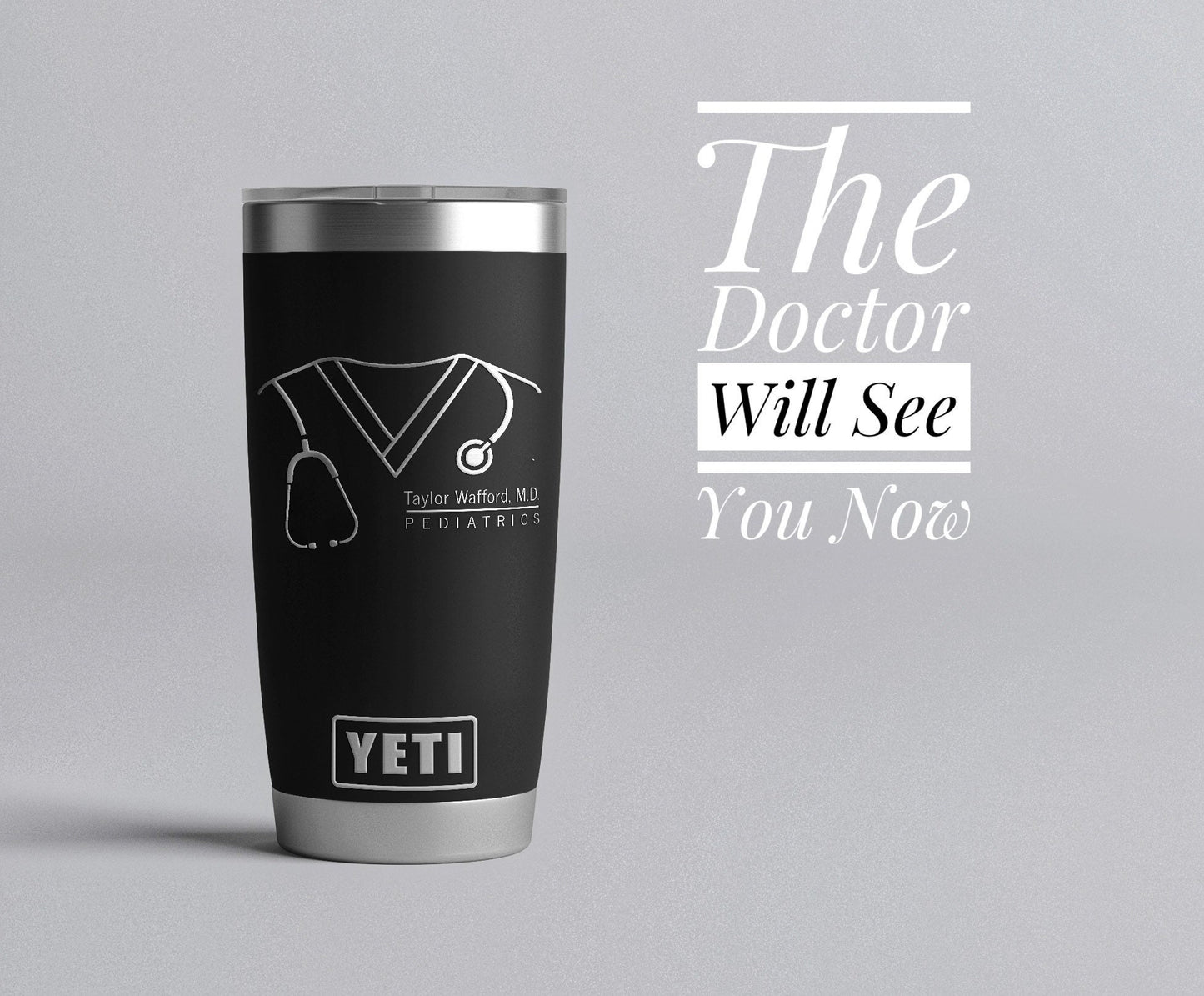 Doctor Gift, Personalized Engraved YETI® or Polar Camel or Igloo Gift, Pediatrician, Oncology, Hospice, Radiologist, Nurse