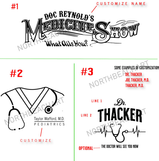 Doctor Gift, Personalized Engraved YETI® or Polar Camel or Igloo Gift, Pediatrician, Oncology, Hospice, Radiologist, Nurse