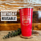 Personalized Engraved Wyld GearTM  Stainless Steel Cup, 40th Birthday, Milestone Birthday, 1983 Birthday, Reusable Party Cup, Tailgate