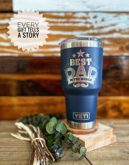 Fathers Day Gift for Dad, Personalized Engraved YETI® or Polar Camel, Dad Gift, Father’s Day Tumbler, Star Wars Dad