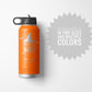 Halloween Wedding Gift, Halloween Wedding, Halloween Anniversary, Halloween Couples Personalized Water Bottle