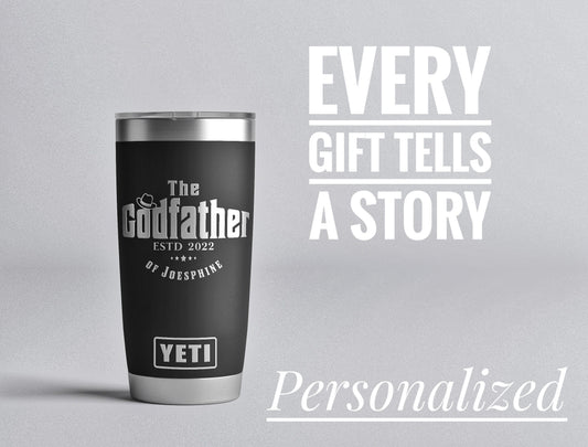 Godfather Gifts Personalized OOAK Tumbler