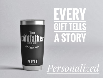 Godfather Gifts Personalized OOAK Tumbler