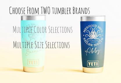 Boaters Vacation Engraved Personalized YETI® 20oz or Polar Camel 20oz, First Mate,  Captain, Boat, Offshore, Gift for Him Her, Yacht Gift