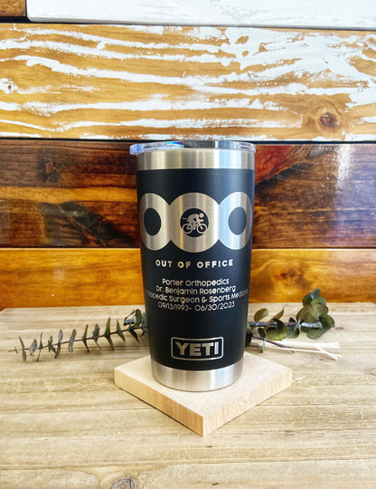 Out of Office!  Retirement Personalized Gift