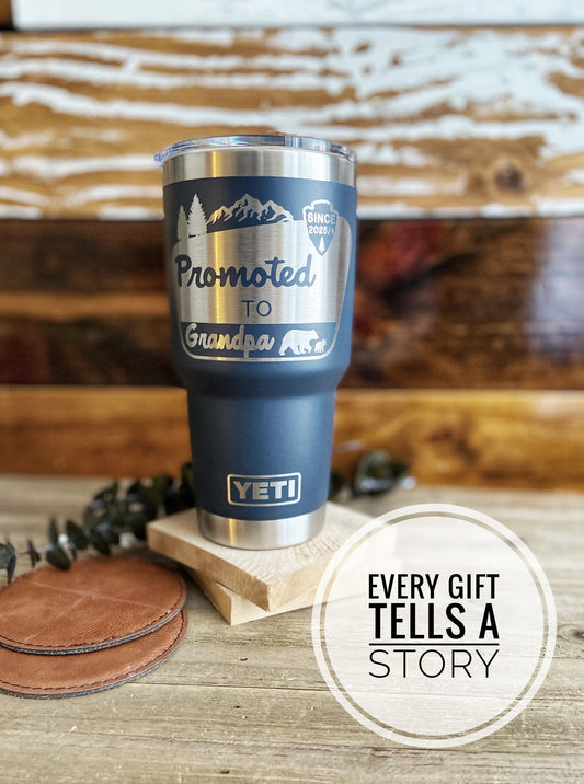 Pregnancy Announcement Tumbler, New Grandparents Gift, Grandparent Baby Announcement, Grandparent Gift, Outdoor Grandparents
