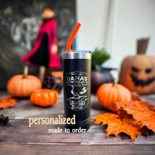 Personalized Witches Halloween Tumbler